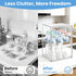 Countertop, 3 2 LANLISA Baby Bottle Storage Organizer for Tiers Clear Acrylic Bottles Station Organizer, Bottle Storage