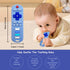 2-Pack Silicone Baby Teething Toys, Fire TV Remote Shape for 6-18 Months Infant Educational Sensory Toy
