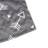 30 40 Inch, BORITAR Baby Blanket Super Soft Minky with Double Layer Dotted Backing, Little Grey Arrows Printed x