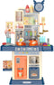 Play Kitchen for Toddlers, Kids Kitchen Playset Toddler Girl Toys with Cooking