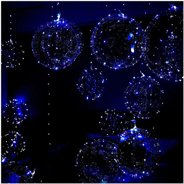 18 Packs Light Up LED Balloons - Cell Battery Included, 3 Modes Flashing, Perfect for Birthday Wedding Decorations (4