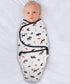 Set 3 0-3, 3-6 The Peanutshell Baby Swaddle Blankets of - Baby Boy Sleep Sack for Newborn, Baby Swaddles Newborns Sack