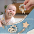 StoFurry 9PCS Set Baby Boy Gift Basket | Baby Boy Gifts for Baby Shower | Newborn Essential with Teddy Bear Outfit