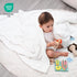 50x60 Inches david's kids Micro Fleece Minky Baby Throw Blanket for Boys Girls Neutral with Double Layer and Soothing
