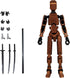 T13 Action Figure - Titan 13 3D Printed Action Figure, Lucky 13, Nova 13, and Dummy 13 Action Figures