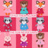 5 Cymbana Kid Sewing Craft Kit to Make a Friend for Beginner Felt Craft Learn to Sew, Panda Fox Bunny Raccoon Bear