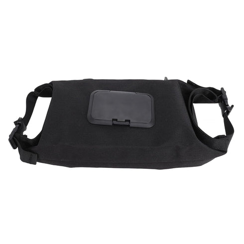 Portable Canvas Wet Wipe Dispenser - Ideal for Camping and Travel (Black)