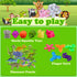 Dilycery 127 Pcs Easter Egg Fillers Fidget Party Favors for Kids, Treasure Box Toys for Classroom, Treasure Chest