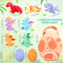 11 Set Zhanmai Pcs Easter Dinosaur Stuffed Animal Small Dino Plush Toy and Egg Bag Cute Stuffed Dinosaur Animals Plush