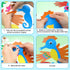 HAPMARS Animal Paper Art Craft Kit for Kids, 16 pcs Make Your Own Craft Projects for Boys Girls Age 3-8