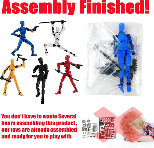 Yewmow 2026 13 Set,Lucky 13 13 (Assembly Completed) New Titan Action Figure Robot Action Figures,Multi-Jointed Movable