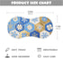 tplaotee 22x11in Merry Christmas with Blue and Gold Snowflakes Cotton Neutral Burp Cloths Good Absorbent? Baby wash