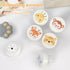 Home Wooden Drawer Knobs, Round Furniture Pull Handle 35mm with Screws for Kids Bedroom (6-Pack)