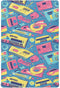 Pigsaly Crib Sheets Colorful 80s 90s Tape Baby Sheet for Standard Crib Mattress
