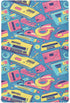 Pigsaly Crib Sheets Colorful 80s 90s Tape Baby Sheet for Standard Crib Mattress