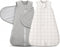 Baby Swaddle Sleep Sack Set (2-Pack), Adjustable Zipper Newborn Swaddle + Wearable