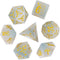 UDIXI Gemstone Dice Set | 7PCS Stone DND Dice with Gift Case for Dungeons and Dragons & MTG