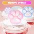 JIACAI 1pcs Toy,5 Inches Pinch White Squishy Cat Paw Squishy Big FuFu cat Squeeze Paw,Cute Soft Squeeze Fidget Toys