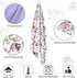 Purple Fleece Baby Blanket for Boys & Girls, Soft Portable Toddler Minky with Woodland Animal Print, 40 x 30 Inch