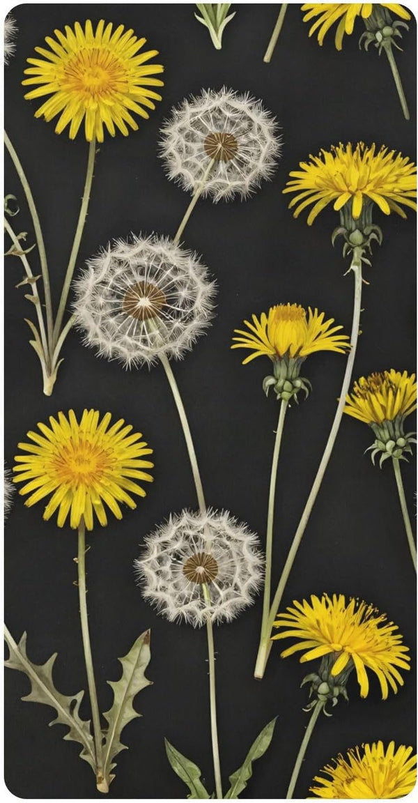 CZXW Botanical Dandelions Crib Sheets Fitted 52" x 28" Natural Cotton Soft &