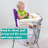 Mumma's High Chair Food Catcher for Babies & Toddlers, Wipeable & Washable | Little Helpers (Rainbows)