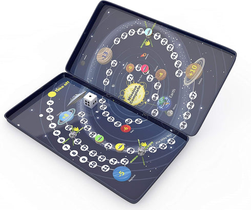 The Purple Cow Space Mission Magnetic Travel Game - Educational and Learning Activity for Boys and Girls Ages 5+