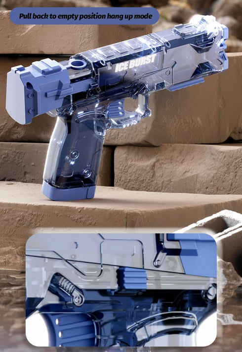 Translucency Water Gun with 22 Ft Super Long Range, Water Blaster Pistol Toy for Kids & Adults, Summer Beach Activity