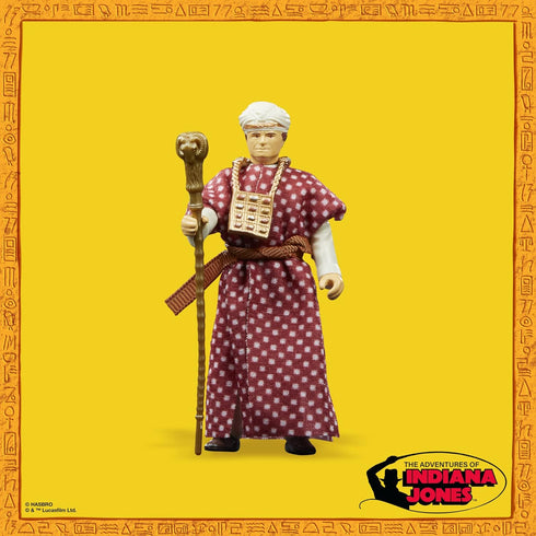 Indiana Jones and The Raiders of The Lost Ark Retro Collection Belloq (Ceremonial) Toy, 3.75-inch Action Figures for