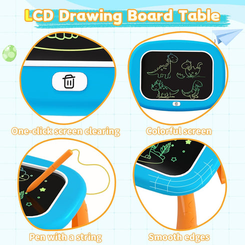 1 2 3 4 5 2-3 LCD Writing Tablet for Kids Year Old - Toddler Drawing Tablet, Drawing Pad & Color Doodle Board Toy