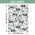 Dalzium Cute Cartoon Panda Leaves Car Seat Cover Baby, Carseat Canopy Cover for Girl Boy, Breathable Baby Carrier Cover