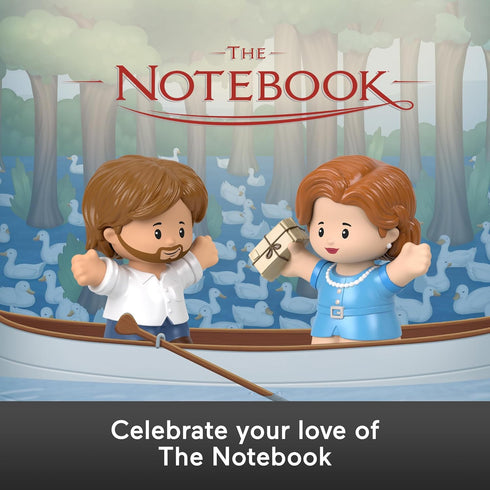 Little People Collector The Notebook Movie Special Edition Set for Adults & Fans, Allie & Noah Figures in Display Box
