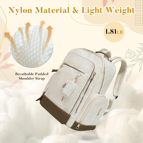 Backpack Mommy Backpack 16 miss fong Diaper Bag - Baby Diaper Bag Bag Diaper with Pockets Large Capacity Travel Diaper