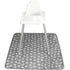 S&T INC. Baby Splat Mat for Under High Chair, Water Resistant Floor Mat, 42 Inches by 42 Inches, Grey