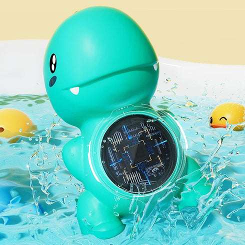 Generic 127cm Bath Thermometer ABS | Little Dinosaur Digital LED Water Temperature Display | Floating Bath Safety