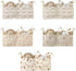 Kangnice Cribs Storage Bag Baby Bedside Hanging Storage Bag for Drool Bibs Diaper Multifunctional Hanging Pocket Cotton