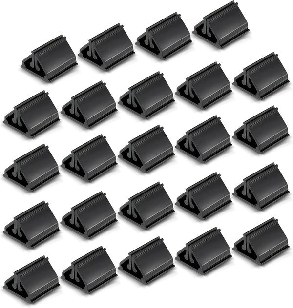 Maitys 24 Pcs Plastic Game Piece Stands for Board Game Party, Black Card Holders
