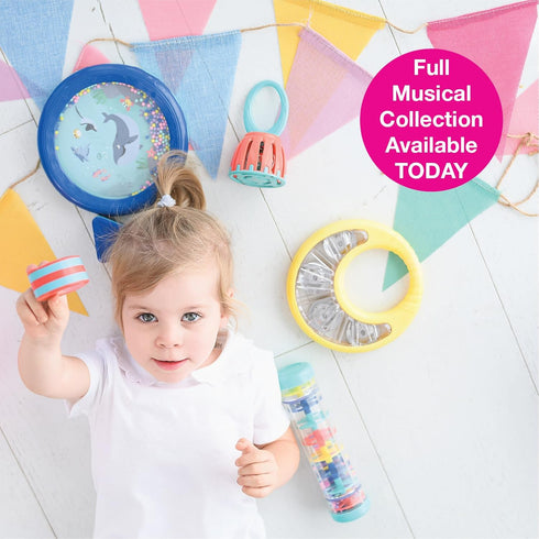 Set Set 1-3 Edushape First Birthday Gift - Baby Musical Instruments & Toddler Music - Music Toys Baby Gift Includes