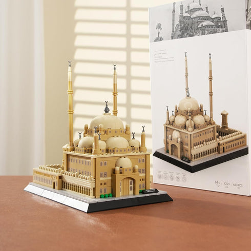 Mohammed Set, 620 Mosque of Ali Cairo Building Alabaster Mosque Architecture Model Pcs, Islamic Gift for Ramadan & Eid
