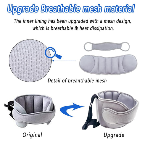 Car Head Support Toddle Car Neck Relief Baby Child Car Seat Adjustable Head and Neck Support Band - A Comfortable Sleep