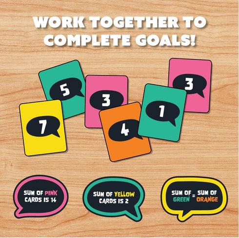 Gamewright Party to Go Cahoots: The Cooperative Hint and Sync Card Game for 3-8 Players, Age 10+