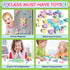 45PCS Magnetic Blocks, Toddler Girl Toys, Magnet Building Blocks, STEM Sensory Outdoor Toys for 3-5 Year Old Boys &
