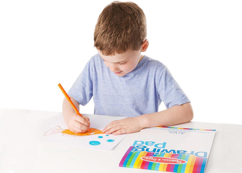 Melissa & Doug Drawing Paper Pad, 9 x 12 inches, 50 Sheets, 3-Pack - FSC Certified
