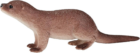 MOJO Realistic Otter Hand Painted Toy Figurine International Wildlife