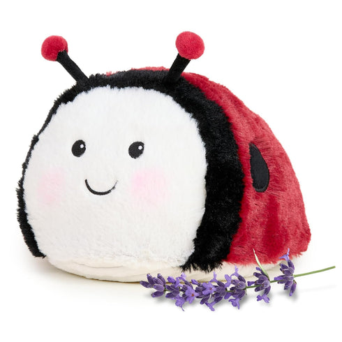 warmies Microwavable & Weighted Stuffed Animals, Ladybug - Heated Stuffed Animal Plushie