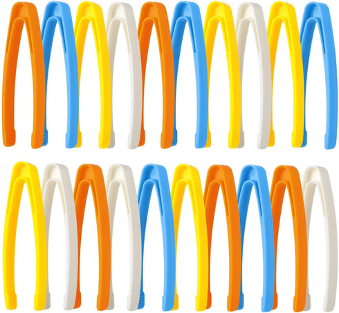 20 (20) PCS Sensory Bin Tools Toddler Plastic Tweezers Fine Motor Toys Experiments Toy Plastic Tweezers for Kids