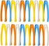 20 (20) PCS Sensory Bin Tools Toddler Plastic Tweezers Fine Motor Toys Experiments Toy Plastic Tweezers for Kids