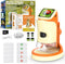 Uarzt Kids Microscope, 1000X Digital Handheld Microscope w/Slides Full Color Manual, 2.0" Screen
