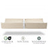 Vegan Leather Contoured Baby Changing Pad | Waterproof & Wipe-Clean PU Leather Diaper Change Mat, Soft, Wipeable Cover