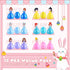 12 3+ Konijiwa Easter Gifts for Kids, Piece Prefilled Easter Egg,Perfect for Year Old Boys and Girls, Ideal for Easter