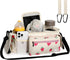 Universal Stroller Organizer with Insulated Cup Holders and Detachable Phone Bag,Stroller Caddy Fits for Stroller